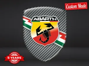 Fiat Abarth Adesivi Paraurti Artigianali Forti Limitati Speciali
